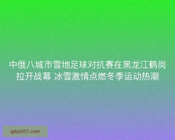 中俄八城市雪地足球对抗赛在黑龙江鹤岗拉开战幕 冰雪激情点燃冬季运动热潮